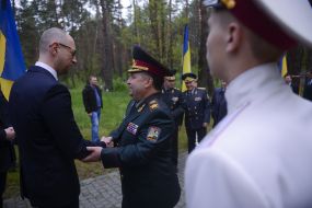 Arseniy Yatsenyuk and Stepan Poltorak