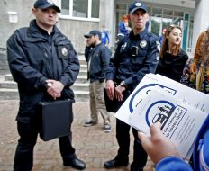 Flashmob against illegal parking