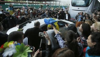 People met Jamalа at the airport