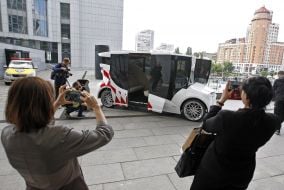 Presentation of the first prototype of electric car