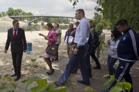 Vitali Klitschko in Hydropark