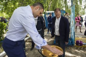 Vitali Klitschko in Hydropark