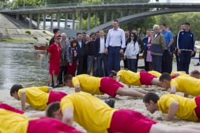 Vitali Klitschko in Hydropark