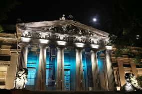 National Art Museum of Ukraine with a new backlight