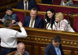 Irina Gerashchenko, Ostap Semerak and Ivanna Klympush-Tsintsadze