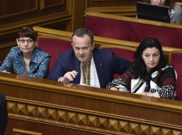 Ostap Semerak and Ivanna Klympush-Tsintsadze