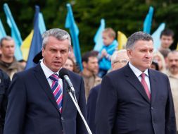 Oleg Kuzhman and Arsen Avakov