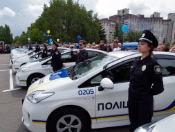 Patrol police took the oath in Krivoy Rog