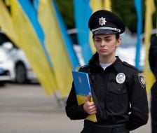 В Кривом Роге приняли присягу патрульные полицейские