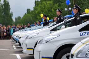 Patrol police took the oath in Krivoy Rog