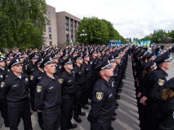 Patrol police took the oath in Krivoy Rog