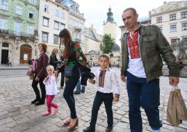 Day of vysyvanka in Lvov