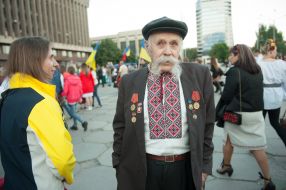 Празднование Дня вышиванки в Запорожье