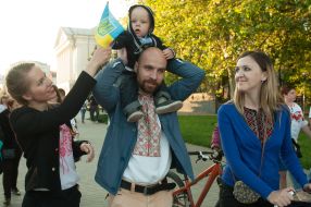 Празднование Дня вышиванки в Запорожье