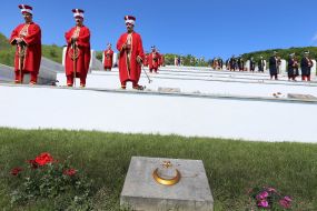 Events in memory of the Turkish soldiers who died in World War I