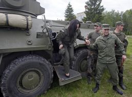 Artists at the training center of the National Guard