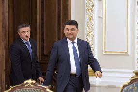 Dmytro Shymkiv and Volodymyr Groisman