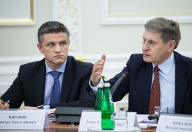 Dmytro Shymkiv and Leszek Balcerowicz