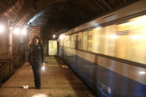 Недостроенная станция метро "Львовская брама" в Киеве