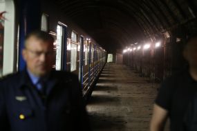 Недостроенная станция метро "Львовская брама" в Киеве