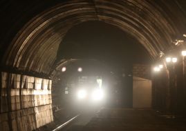 Недостроенная станция метро "Львовская брама" в Киеве