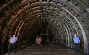 Недостроенная станция метро "Львовская брама" в Киеве