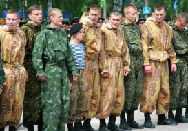 Release of students of the Cadet Corps