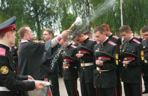 Release of students of the Cadet Corps