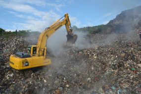 Search and rescue operations in the territory of the landfill in the Lviv region