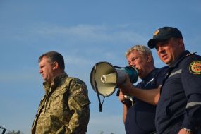 Search and rescue operations in the territory of the landfill in the Lviv region
