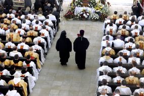 The funeral Holy Mass