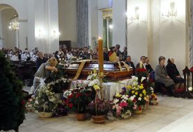 The funeral Holy Mass