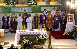 The funeral Holy Mass