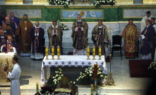 The funeral Holy Mass