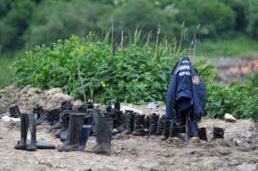 Search and rescue operations in the territory of the landfill in the Lviv region