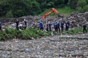 Search and rescue operations in the territory of the landfill in the Lviv region