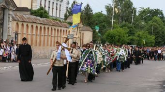 Funeral of rescuer Andrey Vnenkevych