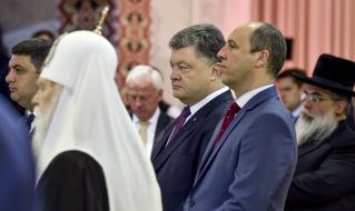 Petro Poroshenko, Vladimir Groisman, Andriy Paruby