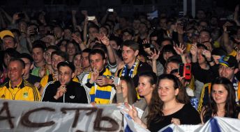 Action in support of the football club "Metalist" (Kharkiv)