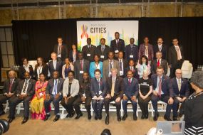 Participants of the international conference on AIDS