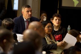 Vitali Klitschko and Olga Gvozdetska