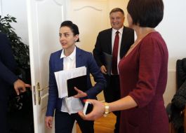 Arsen Avakov and Khatia Dekanoidze