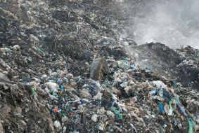 The fire at the dump in the Lviv region