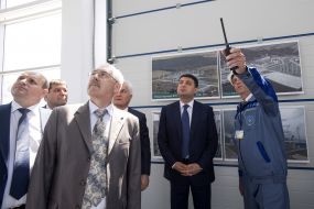 Inspection of the upper reservoir of the Dniester PSH