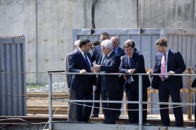 Inspection of the upper reservoir of the Dniester PSH