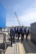 Inspection of the upper reservoir of the Dniester PSH