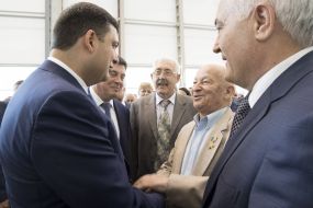 Volodymyr Groisman, Igor Syrota and Gennadi Zubko