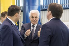 Volodymyr Groisman, Igor Syrota and Gennadi Zubko