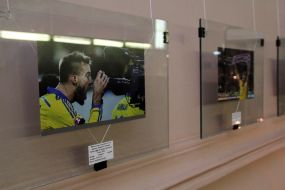 Soccer exhibition in Dnepr