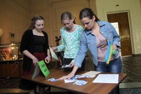 Soccer exhibition in Dnepr